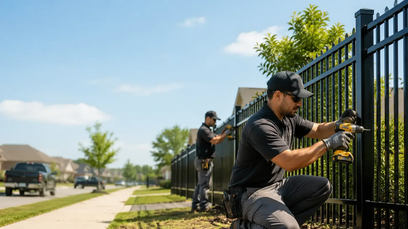 Metal Fence Installation in Ogden, AR